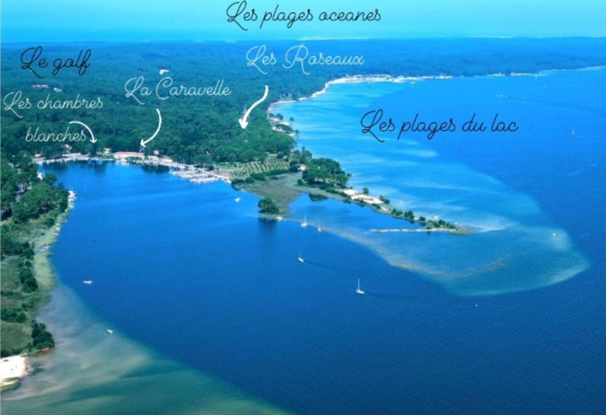 Studio Mansarde Climatise Les Roseaux Bord De Lac Біскарросс Екстер'єр фото